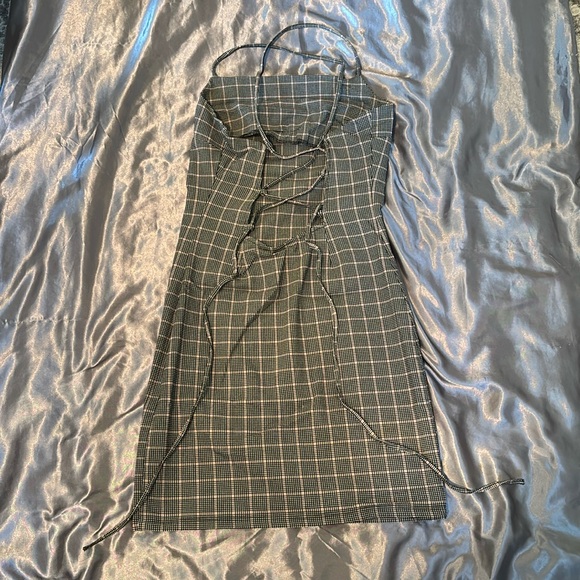 Garage Mini dress, S, Orange black and white patterned - Picture 2 of 3